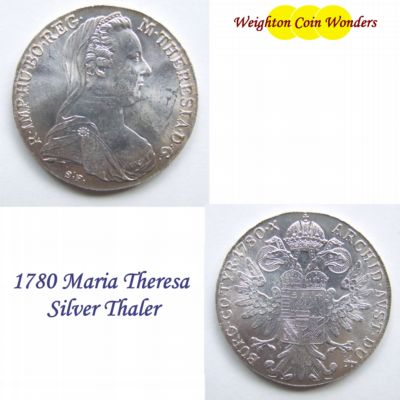10 x 1780 Maria Theresa Silver Thaler